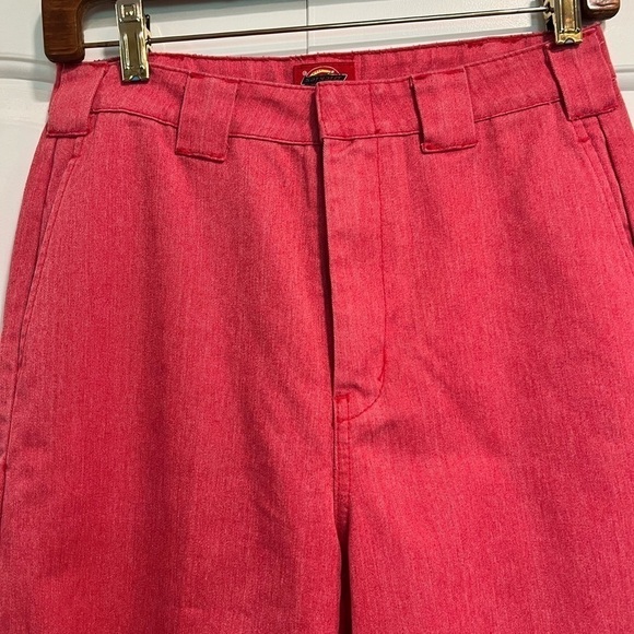 Dickies Wide Leg Pinkish Red Jeans - Picture 3 of 12